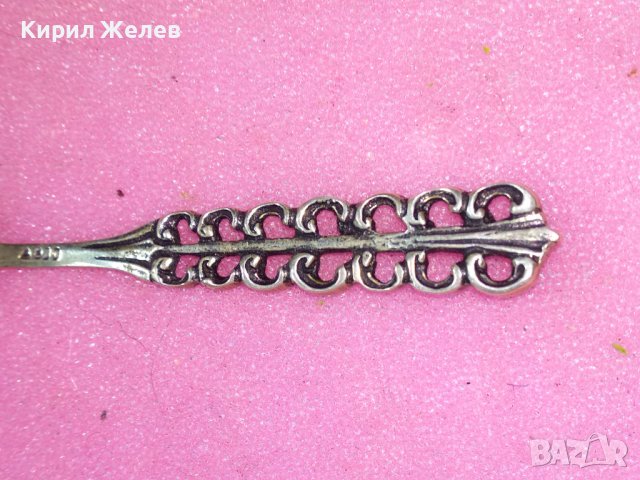 СТАРА НЕМСКА АЖУРНА КОЛЕКЦИОНЕРСКА СРЕБЪРНА ЛЪЖИЧКА За КАФЕ СРЕБРО 800 ПРОБА 43003, снимка 4 - Колекции - 44372782