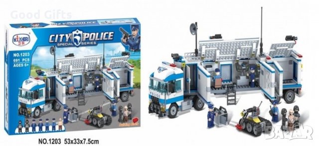 Конструктор Градска полиция , 691 части, снимка 2 - Конструктори - 35016840