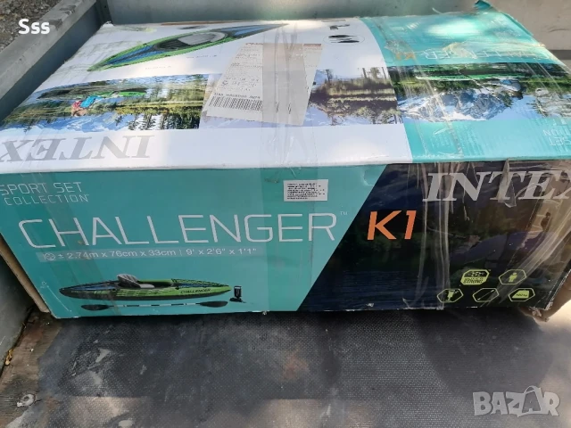 Надуваемо кану интех челинджер , снимка 2 - Водни спортове - 51156960