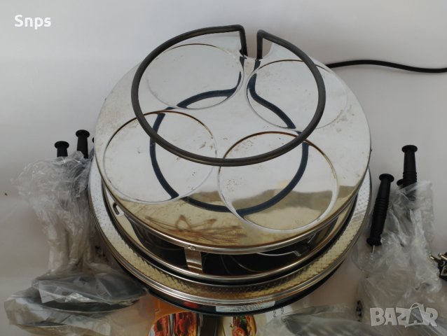 Фрна за пица Emerio за мини пици, ръчно изработено покритие от теракотена глина, снимка 8 - Печки, фурни - 39959789