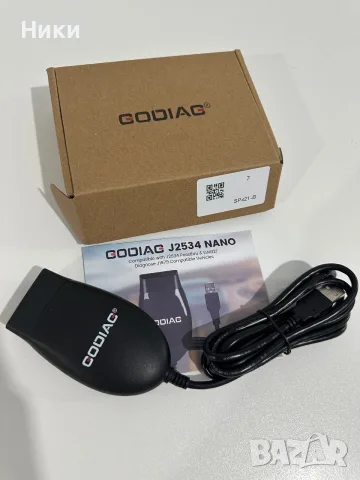 Диагностика GODIAG J2534+ELM 327 OBDII, снимка 2 - Аксесоари и консумативи - 56112166