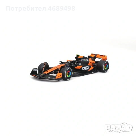 Bburago McLaren MCL38 2024 – #4 Norris & #81 Piastri – 1:43 DieCast F1 модел – колекционерски болиди, снимка 3 - Колекции - 53174920