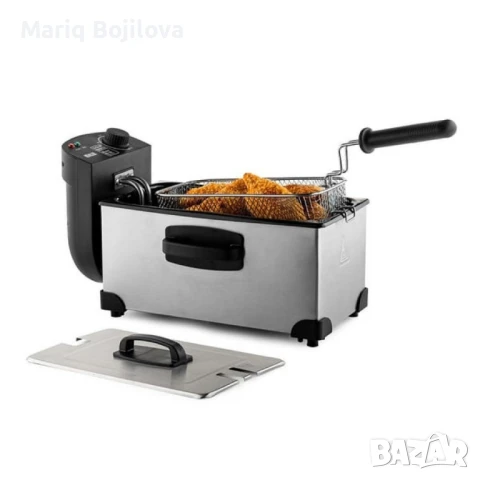 Фритюрник Muhler 3.0 Л, неръждаема стомана, снимка 1