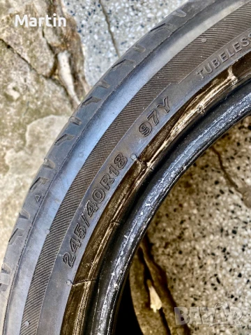 Гуми Bridgestone Potenza Sport 245 40 18, снимка 2 - Гуми и джанти - 51248873