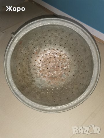 Стар бакърен съд, гевгир , снимка 3 - Антикварни и старинни предмети - 31249955