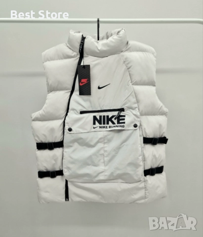 Nike Бял Мъжки Елек Найк 