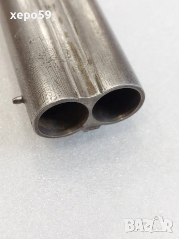 Рядък, в отлично състояние, двуцевен капсулен пищов-дамаскова стомана, снимка 6 - Антикварни и старинни предмети - 52292828