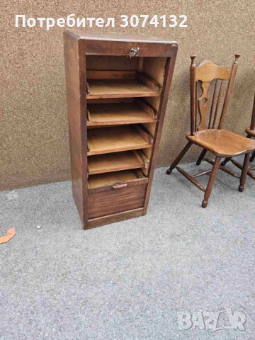 Ретро шкаф за документи Кантонерка, снимка 2 - Шкафове - 52806694