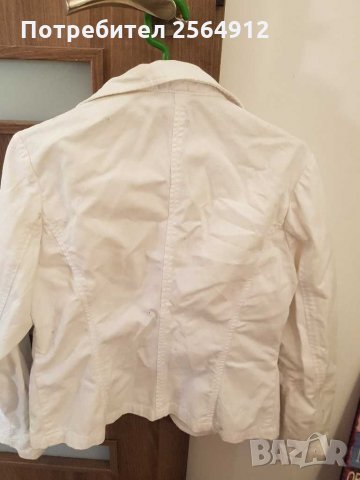Продавам дамско бяло сако, снимка 4 - Якета - 29449792