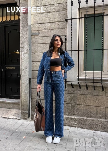 Яке + Дънки ⚜️ Gucci , снимка 4 - Дънки - 52627198