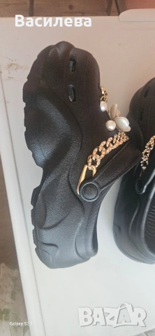 Кроксове черни, снимка 5 - Джапанки - 53905430