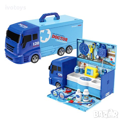 Детски камион Докторски център, снимка 1 - Коли, камиони, мотори, писти - 42177037