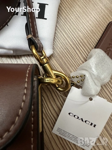 Чанта Coach Tabby 26 CI032 в кафявo, снимка 5 - Чанти - 54049559