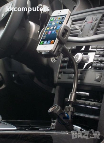 Стойка за автомобил 12V двойно USB / F22 / Баркод : 570259