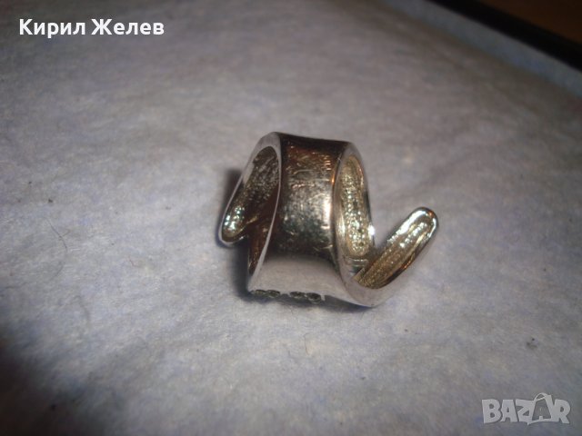 СТИЛЕН ФЕШЪН КРИСТАЛЕН СРЕБРИСТ АЖУРЕН АРТ ДИЗАЙН ПРЪСТЕН 9284, снимка 13 - Пръстени - 37512399