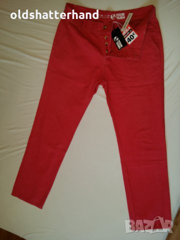 Нов Мъжки панталон YOUR TURN(есен-пролет)червен цвят,размер 36/34, снимка 1
