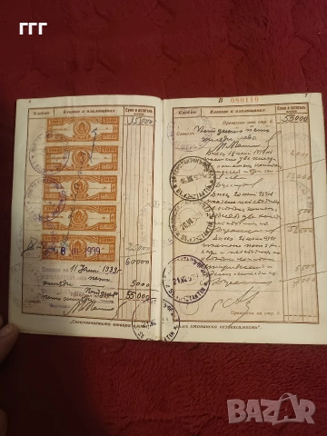 Спестовна книжка от царско време , снимка 6 - Колекции - 53302567