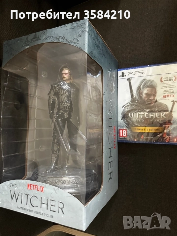 The Witcher комплект - PS5 игра + официална Dark Horse статуетка!, снимка 4 - PlayStation конзоли - 52890332