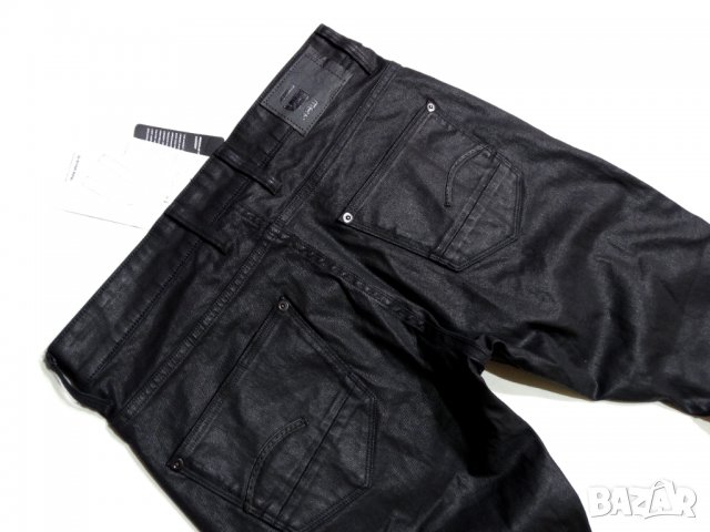 Нови и Намалени! G-star Raw Revend Skinny Jeans BLACK PINTT STRETCH DENIM Мъжки Слим Дънки  W31 L34, снимка 13 - Дънки - 37703061