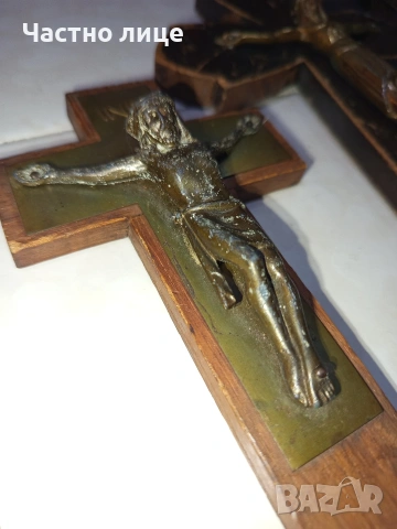 Разпятие/ Кръст за стена, снимка 12 - Антикварни и старинни предмети - 54182675