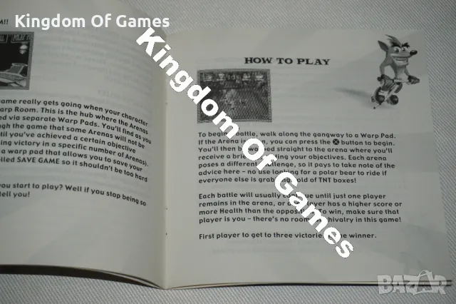 Игра за PS1 Crash Bash ТЕСТВАНА И РАБОТЕЩА, снимка 14 - Игри за PlayStation - 49291873