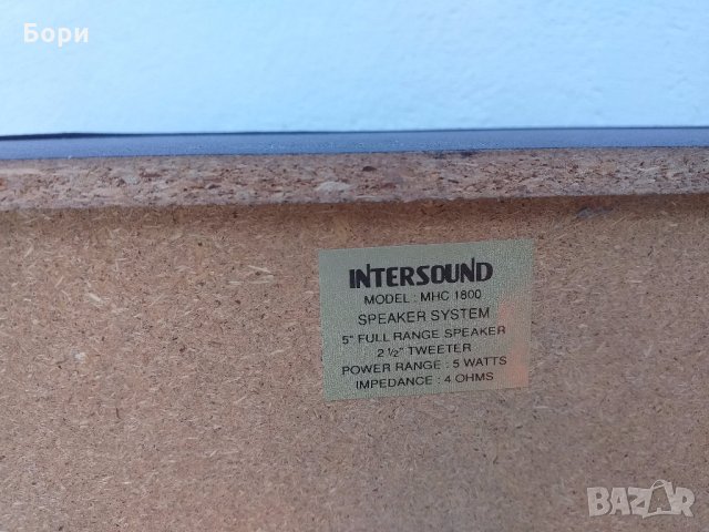 INTERSOUND MHC 1800 тонколони, снимка 9 - Тонколони - 30482361