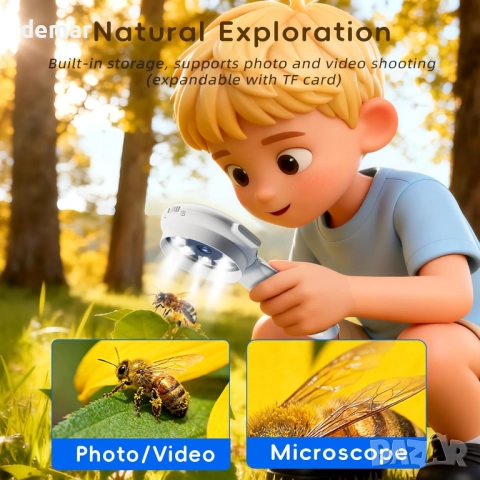 Детски бороскоп със светлина - играчки за образователни изследвания, снимка 3 - Образователни игри - 52846372