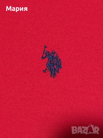 Мъжка тениска с яка U.S. POLO ASSN., снимка 3 - Тениски - 51884112