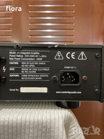 Cambridge Audio A5 Integrated Amplifier , снимка 7 - Ресийвъри, усилватели, смесителни пултове - 42922281