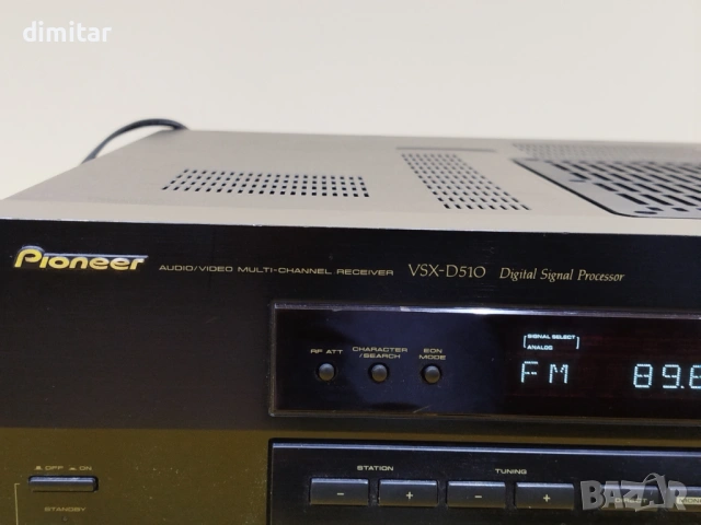 Многоканален приемник PIONEER VSX - D510 - 220 W , снимка 3 - Ресийвъри, усилватели, смесителни пултове - 54261712