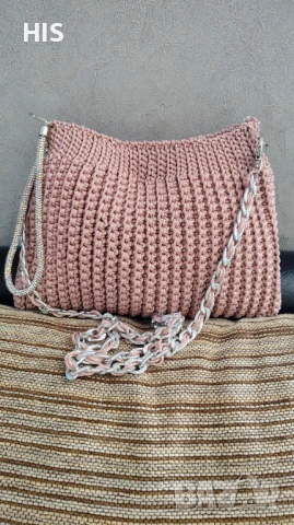 Дамски луксозни плетени чанти ръчно изработени , снимка 5 - Чанти - 34820731