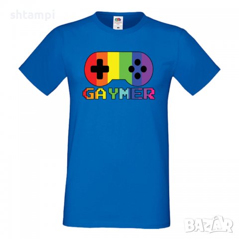  Мъжка тениска Gaymer 1 multicolor Прайд Празник.Повод,Изненада, снимка 3 - Тениски - 37102432