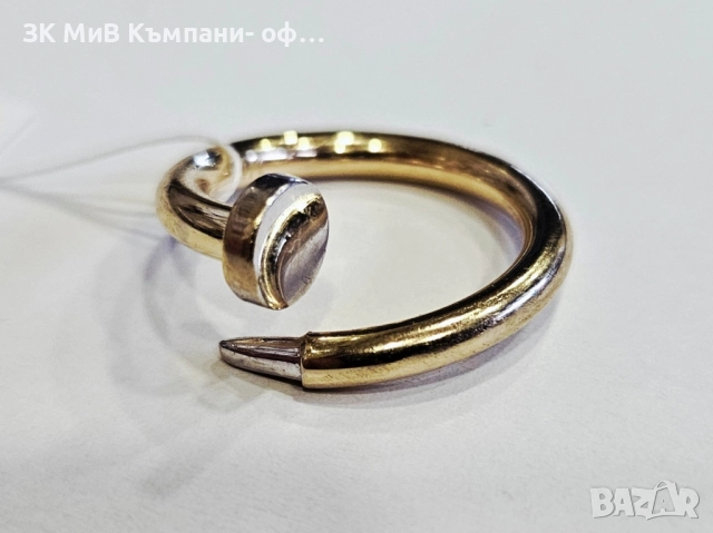 Златен пръстен 2.26гр 03802-25/2, снимка 2 - Пръстени - 51988080