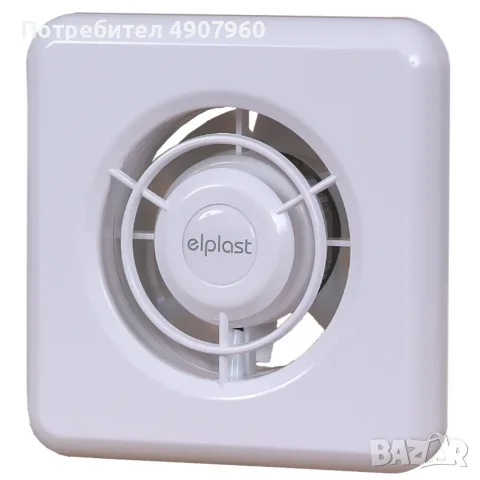 💯💯 Битов вентилатор за баня Elplast WK-B-3-1 Ф100💯💯- 20%