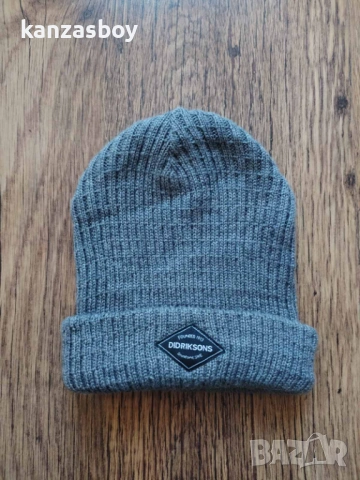 didriksons mason yt beanie - детска зимна шапка КАТО НОВА, снимка 2 - Шапки, шалове и ръкавици - 53261892