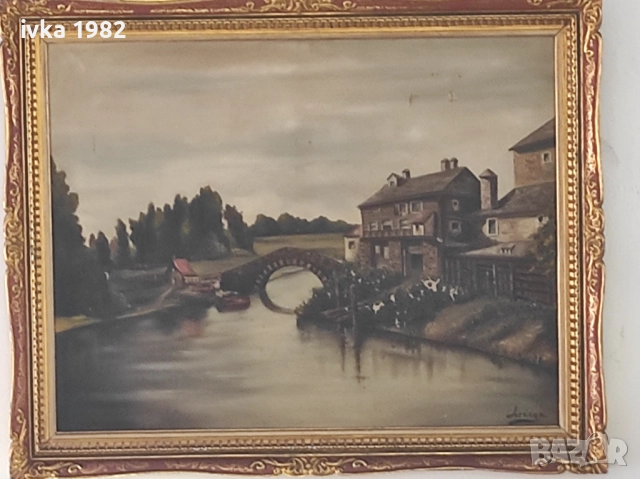 Голяма картина с масивна рамка 