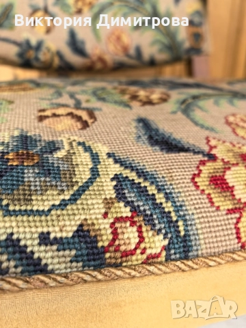 Ретро кресло - гоблен, снимка 4 - Дивани и мека мебел - 52081399