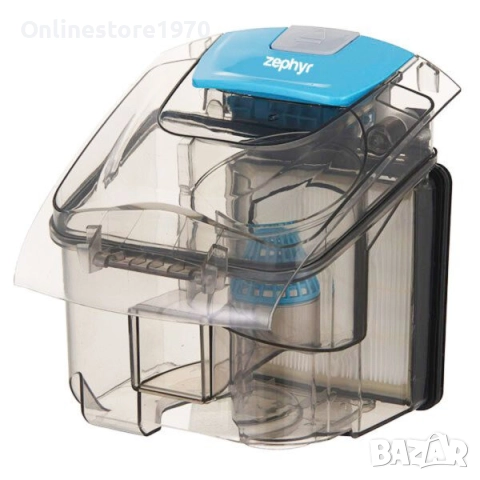 Прахосмукачка без торба ZEPHYR ZP 1001 AXX, 700W, Циклон, 5-степенна филитрираща система, Син/Сив, снимка 3 - Прахосмукачки - 52268276
