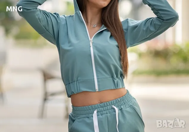 Дамски летен комплект XL, снимка 3 - Къси панталони и бермуди - 49781931