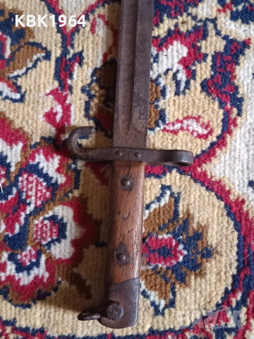 Стар подофицерски щик, снимка 2 - Ножове - 54080325