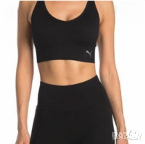 Puma L- Черен оригинален спортен сутиен , снимка 7 - Бельо - 37827764