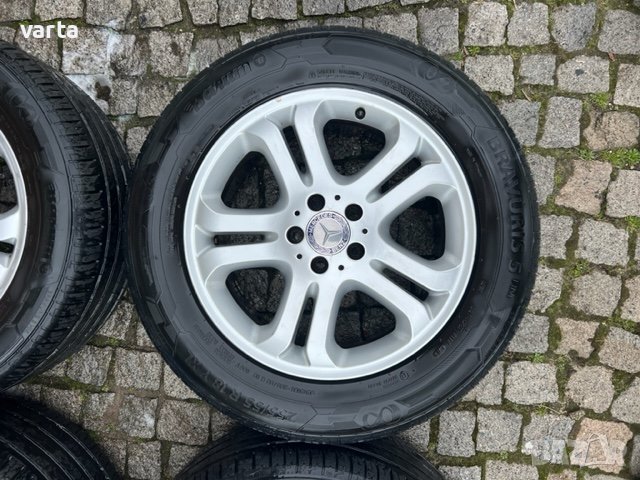 4бр лети джанти Mercedes с гуми Barum 255/55/18 DOT2020, снимка 2 - Гуми и джанти - 40048164