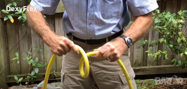 ✔ ФРЕНСКИ 5-слоен градински маркуч, “Soft & Flex” структура - Размери: 1/2", 3/4”, 1" и Ø 30 мм, снимка 8 - Напояване - 28832667