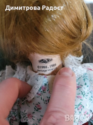 Порцеланова кукла 40см височина! Състояние използвано като ново! , снимка 4 - Колекции - 44241406