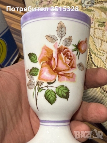 красив комплект от 6 чаши за капучино limoges, снимка 3 - Антикварни и старинни предмети - 52099695