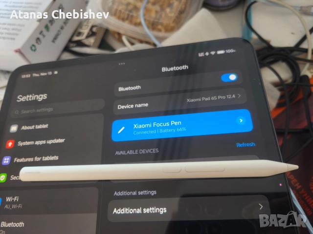 Xiaomi Focus Pen за Xiaomi Pad 7 / 7Pro/ 6s Pro 12.4, снимка 7 - Друга електроника - 52409297