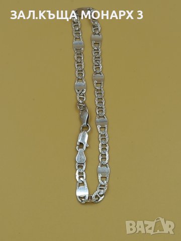 Сребърна гривна, снимка 3 - Гривни - 44246101