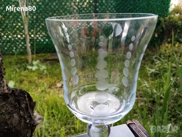 Кристален сервиз за вино, снимка 3 - Сервизи - 54168841