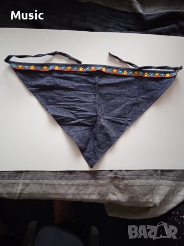 ✅Нова дамска дънкова Арт забрадка, снимка 2 - Шапки - 39683242