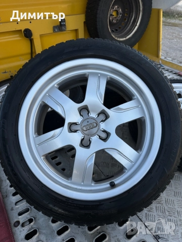 Оригинални алуминиеви джанти Audi 17 цола 5х112, снимка 2 - Гуми и джанти - 52240327